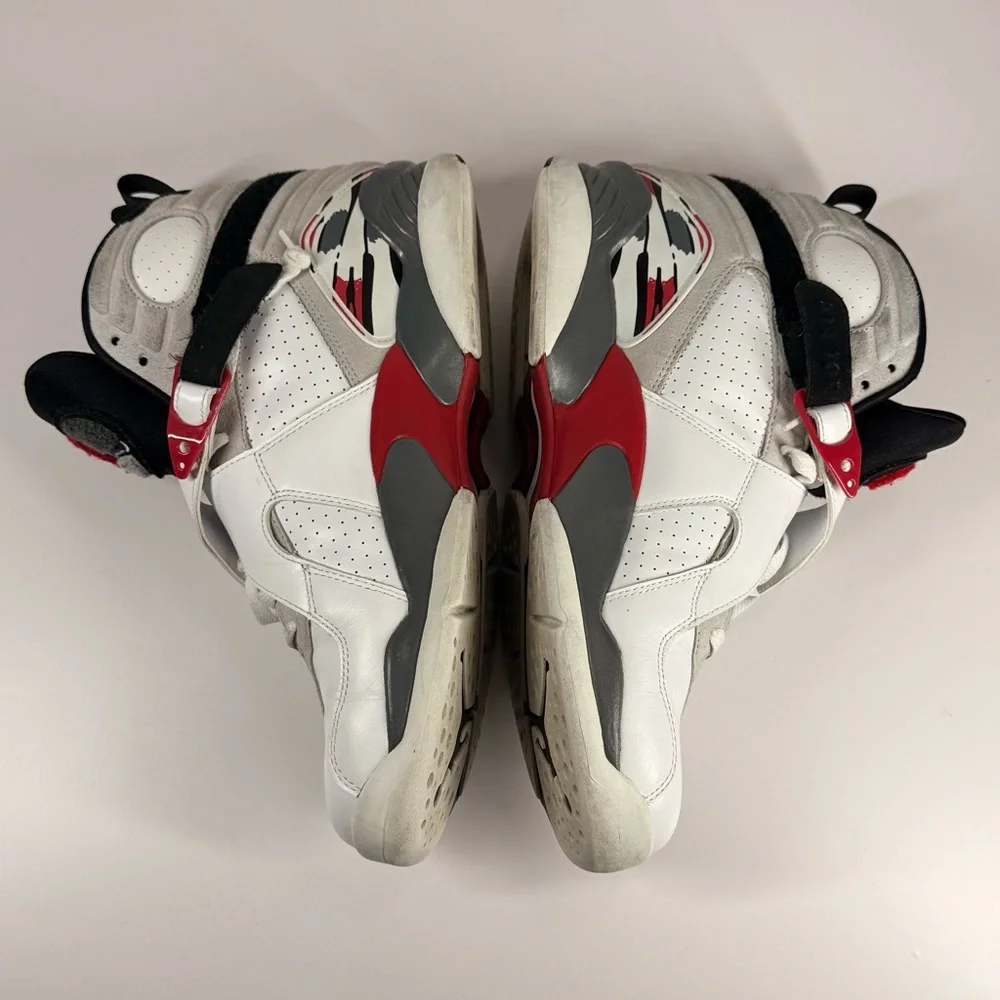 Air Jordan 8 Retro Bugs Bunny White Black True Red Men's Size 12 - 305381-103 - Picture 12 of 15